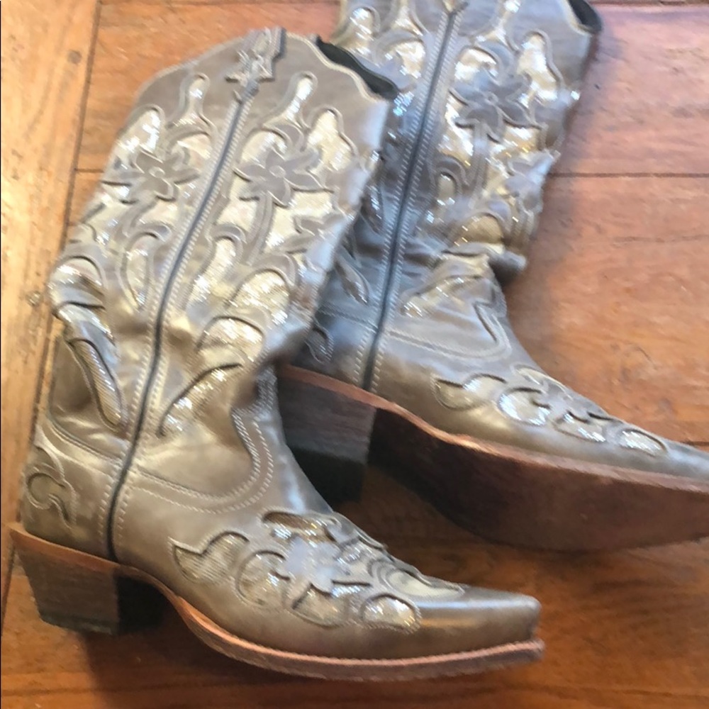 Twisted X tall top sparkle inlaid western boots